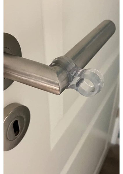 10 Adet Şeffaf Silikon Kapı Durdurucu Tutucu Pencere Kolu Stoperi Kapı Kolu Tamponu modelleri