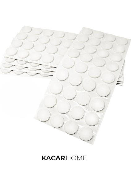 96 Adet 20MM Yapışkanlı Sandalye, Masa, Koltuk Altı Parke Koruma Keçesi
