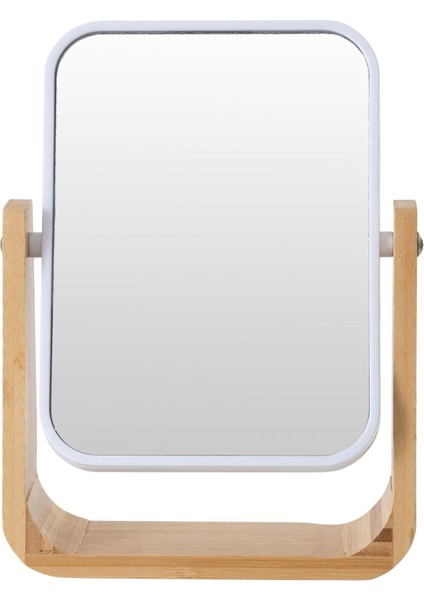 Concept Bambu Büyüteçli Ayna Beyaz 16X5.8X21.8