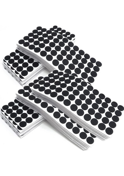 Sandalye Mobilya Ayak Pedi 28MM Kaydırmaz Keçe (56'lı) Yapışkanlı Parke Zemin Koruyucu - Siyah modelleri