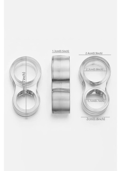 5li Şeffaf Silikon Kapı Durdurucu Tutucu Pencere Kolu Stoperi Kapı Kolu Tamponu