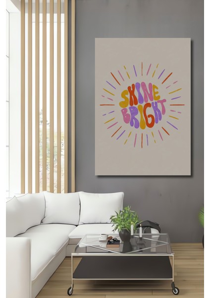 Parlayan Renkler Dekoratif Ahşap Mdf Ev/işyeri Duvar Tablo Dikdörtgen Ev/işyeri Duvar Tablo