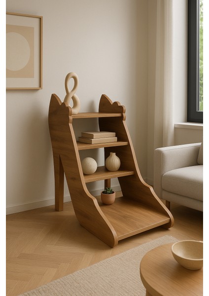 Topuklu Ayakkabı Görünümlü Ahşap Ayakkabılık & Raf indirimleri