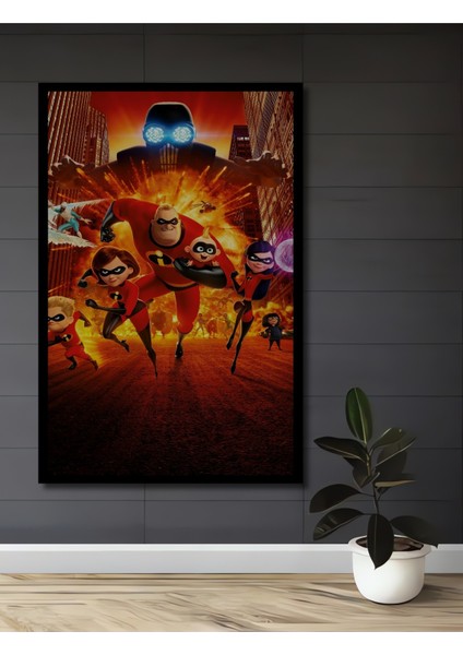 Çerçeve Görünümlü Inanılmaz Aile Ahşap Mdf Dekoratif Ev Duvar Tablo Dikdörtgen Ev Duvar Tablo