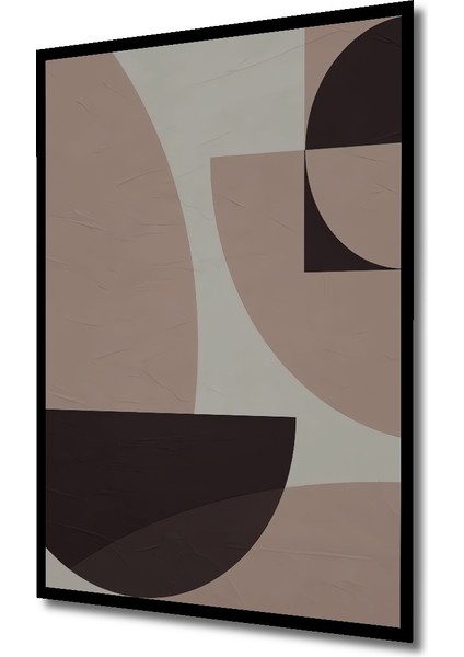 Çerçeve Görünümlü Soyut Sanat Geometrik Desenli Dekoratif Ahşap Mdf Tablo Dikdörtgen Tablo fiyatları