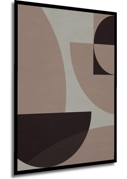 Çerçeve Görünümlü Soyut Sanat Geometrik Desenli Dekoratif Ahşap Mdf Tablo Dikdörtgen Tablo modelleri