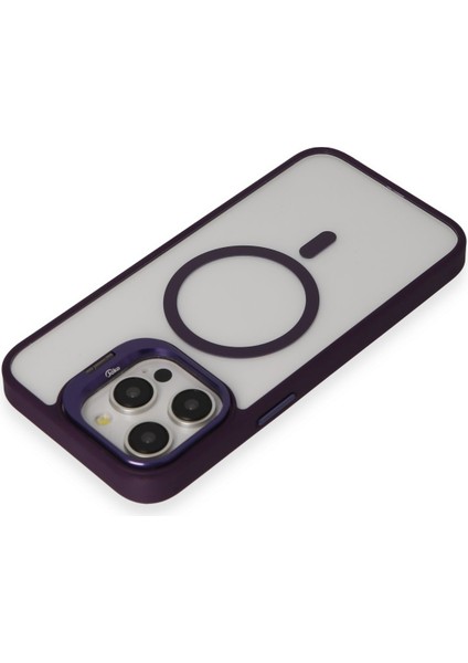 Mtxdpn Joko Iphone 15 Pro Max Kılıf Roblox Lens Magsafe Standlı Kapak - Derin Mor modelleri