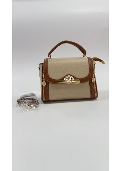 , Fermuar ve Kilit Detaylı , Şık ve Günlük ,kadın El Çantası ve Bayan Çapraz Çantası