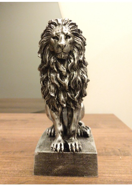 Tasarım Oturan Aslan Biblo Heykel Ev Dekor Dekoratif Hediyelik