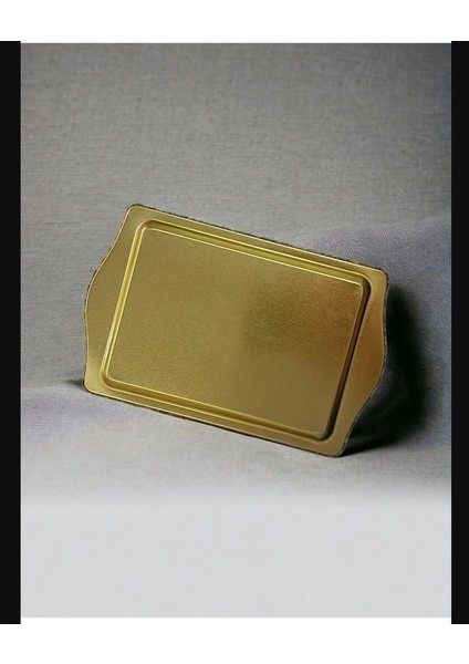 Coffee Desenli Metal Tepsi Dikdörtgen Metal Sofra Tepsi 16X25CM Kahve 1 Adet fiyatları