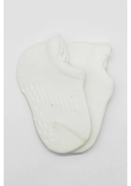 2'li Sneakers Kaymaz Basic Penye Çorap BS20103 Ekru Ekru fırsatları