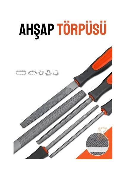 Ahşap Törpüsü 5 Model Ahşap Törpü Seti