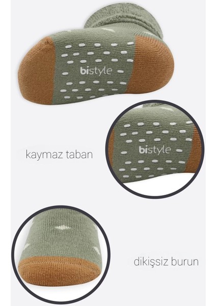 Puanlı Kaymaz Havlu Soket Çorap 2'li Nil fırsatları