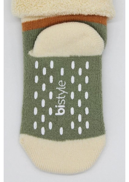 Puanlı Kaymaz Havlu Soket Çorap 2'li Nil indirimleri