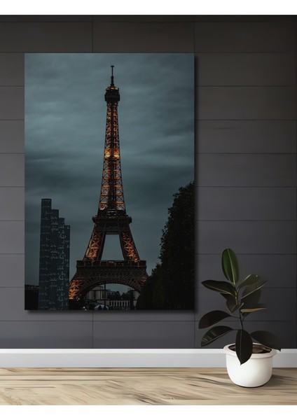 Eyfel Kulesi Ahşap Mdf Dekoratif Ev/işyeri Duvar Tablo Dikdörtgen Ev/işyeri Duvar Tablo