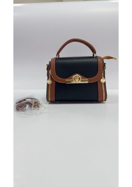 , Fermuar ve Kilit Detaylı , Şık ve Günlük ,kadın siyah taba El Çantası ve Bayan Çapraz Çantası fiyatları