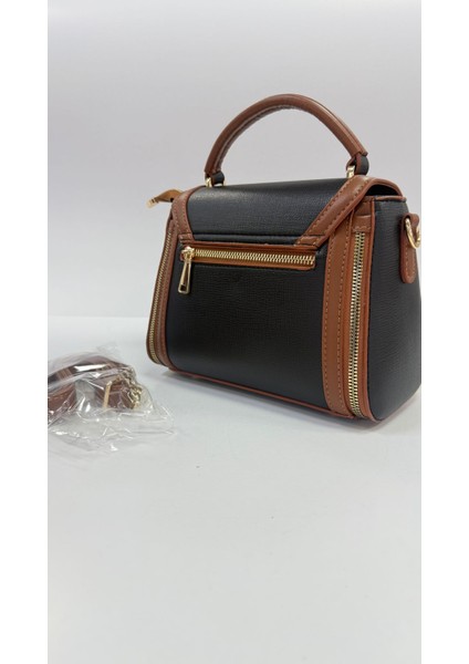 , Fermuar ve Kilit Detaylı , Şık ve Günlük ,kadın siyah taba El Çantası ve Bayan Çapraz Çantası fırsatları