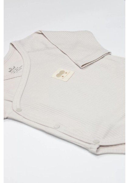 Organic Modal Flying Balloons Kruvaze Uzun Kol Body BS17121 Bej fırsatları