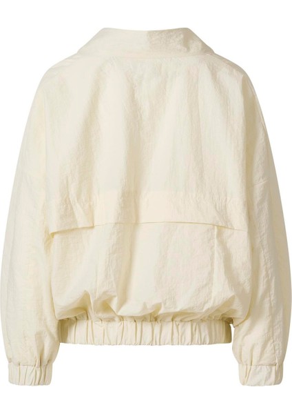 Fermuarlı Oversize Ceket Ekru fiyatları