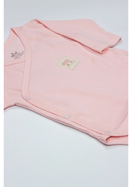 Organic Modal Flying Balloons Kruvaze Uzun Kol Body BS17121 Pembe fırsatları