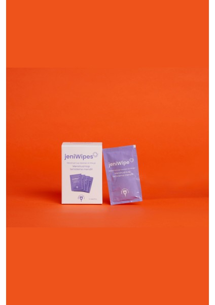JeniWipes W.Beside Menstrual Kap-Regl Kabı Temizleme Mendili ( 12ADET )