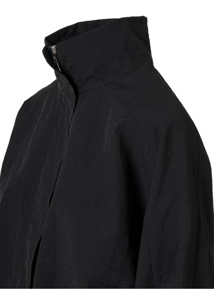 Fermuarlı Oversize Ceket Siyah fiyatları