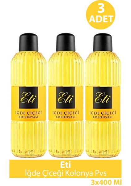 Asfstore Eti Iğde Çiceği Kolonya Pvs 400 ml 3 Adet