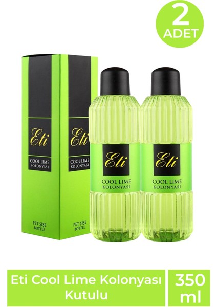 Asfstore Eti Cool Lime Kolonya 350 ml 2 Adet