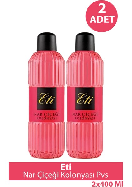 Asfstore Eti Nar Çiçeği Kolonyası Pvs 400 ml 2 Adet