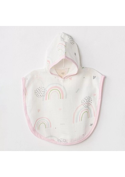 AC24666 Müslin Have A Nice Day Bebek Panço Pink White