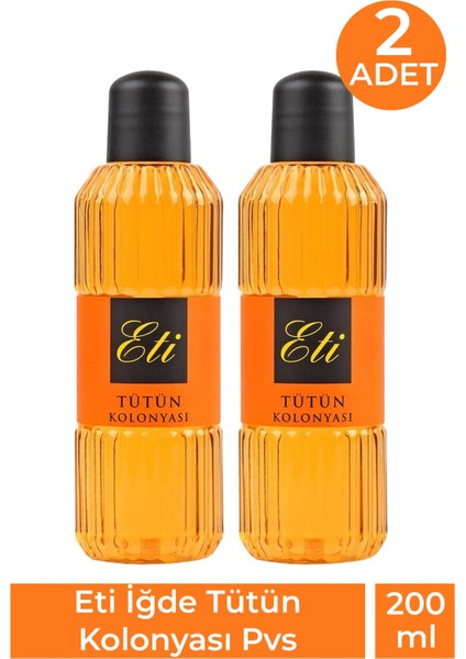 Asfstore Eti Tütün Kolonyası Pvc 200 ml 2 Adet