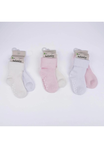 Monala Abs'li 2'li Kız Modal Bebek Soket K44091 Asorti