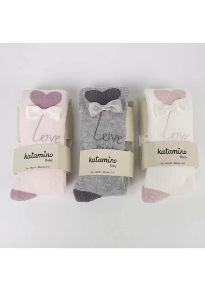 Sudan Aks Kız Bebek Külotlu Çorap K62302 Asorti