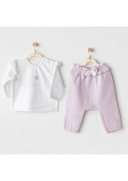 Magical Butterlfy 2'li Bebe Takım Lila