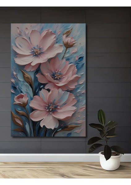 Çiçek Bahçesi Dekoratif Ahşap Mdf Ev/işyeri Duvar Tablo Dikdörtgen Ev/işyeri Duvar Tablo