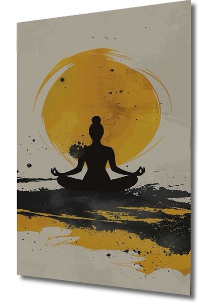 Yoga Meditasyon Güneşi Dekoratif Ahşap Mdf Ev/işyeri Duvar Tablo Dikdörtgen Ev/işyeri Duvar Tablo fiyatları