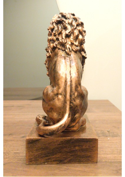 Tasarım Oturan Aslan Biblo Heykel Ev Dekor Dekoratif Hediyelik modelleri