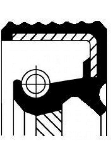 Mtxdpn 20034245B Defransiyel Yağ Keçesi Clio-Megane-Kangoo-Modus-C3-C4- 40X54X6.8