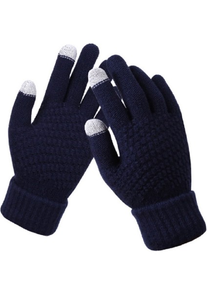 Kadın Eldiven Kış Dokunmatik Ekran Eldiveni Sıcak Streç Örme Kadın Eldiveni fiyatları
