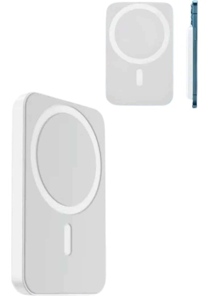 Magsafe Battery Pack Powerbank Kablosuz Şarj 5.000 Mah modelleri