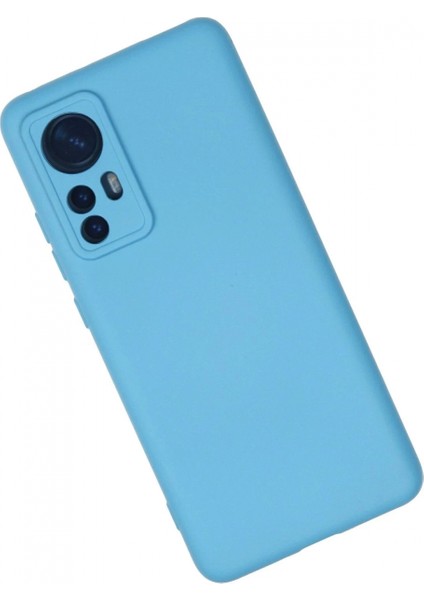 Xiaomi Mi 12 Kılıf Nano Içi Kadife Silikon - Mavi fiyatları