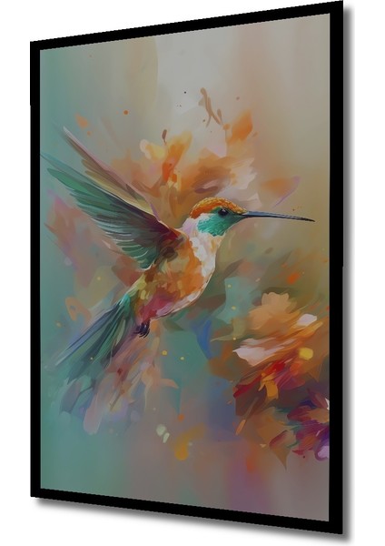 Çerçeve Görünümlü Renkli Kuş Ahşap Mdf Dekoratif Işyeri Duvar Tablo Dikdörtgen Işyeri Duvar Tablo fiyatları