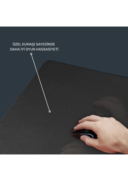 Tıger Track Gaming Mouse Pad 40X40 cm – Pürüzsüz Yüzey, Profesyonel Oyun Deneyimi indirimleri
