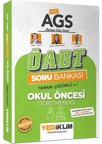 2026 Meb Ags Öabt Okul Öncesi Öğretmenliği Konu Anlatımı-Çözümlü Soru Bankası-Ags Konu Soru Seti fiyatları