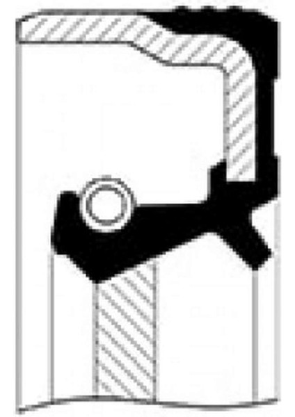 Mtxdpn Krank Keçesi Arka Corsa C-D-Astra H-Astra J-Meriva A-Albea-Doblo-Punto 1.3 Jtd-Dte-Dtj-Fd 40X52X7