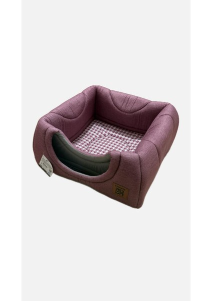 Vario Lüks Eve Dönüşebilen Kedi Köpek Yatağı Pembe modelleri