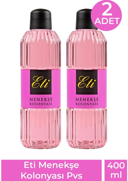 Asfstore Eti Menekşe Kolonyası Pvs 400 ml 2 Adet
