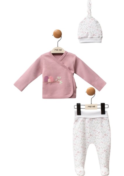 Kız Bebek 3'lü Çam Zıbın TAKIM-432072