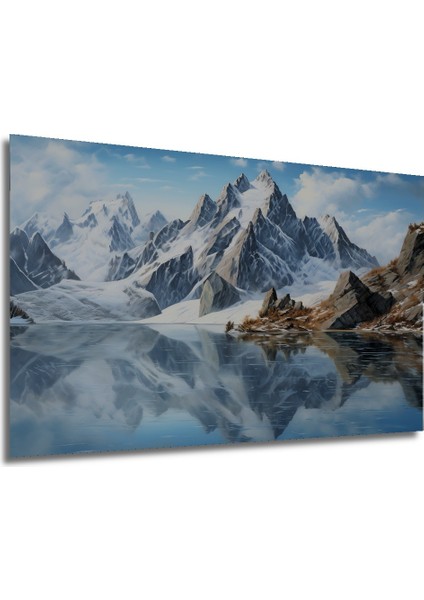 Büyüleyici Dağ Manzarası Dekoratif Ahşap Mdf Ev/işyeri Duvar Tablo Dikdörtgen Ev/işyeri Duvar Tablo modelleri