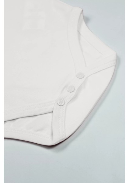 Baby Organik Natural Basic Style Yarım Kol Body BS17103 Ekru modelleri